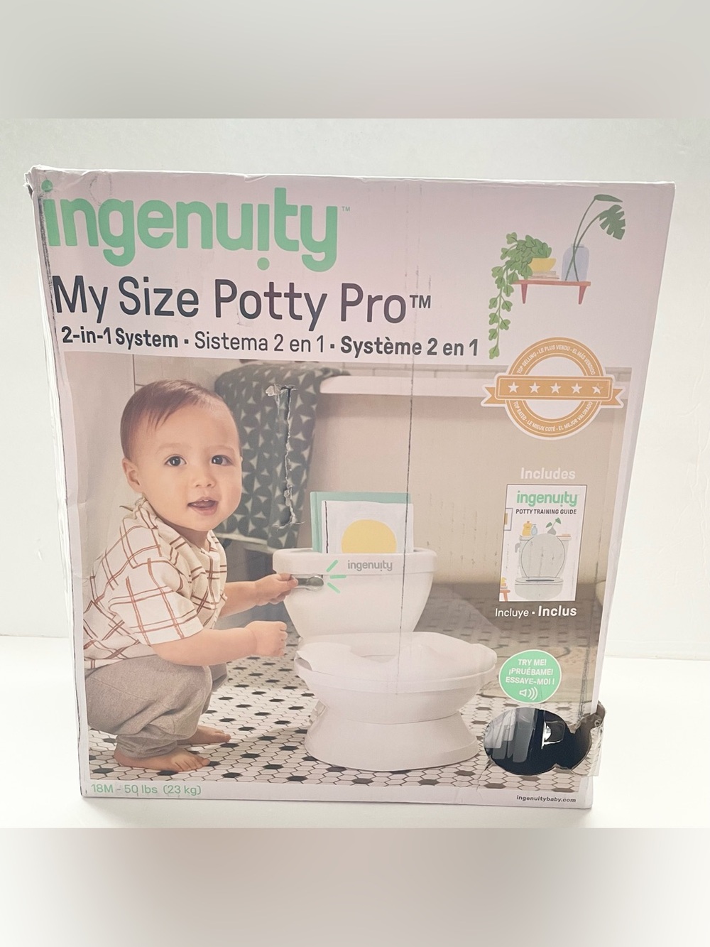 White Toddler Potty Pro - Convertible 2-in-1